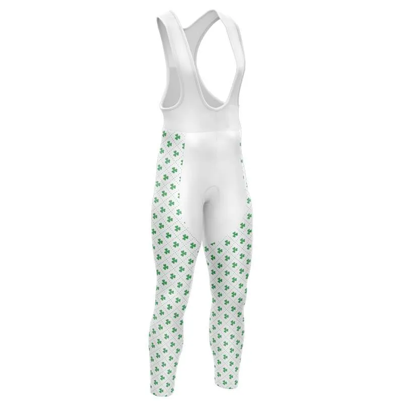 3 Leaf Clover Pattern Bib Pants