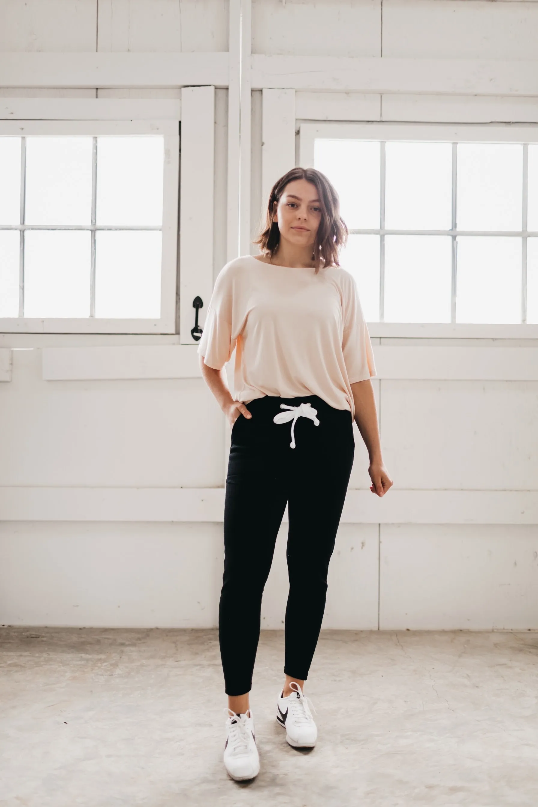 Basic Black Jogger Sweat Pants