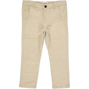 Boy Beige Cotton Pants