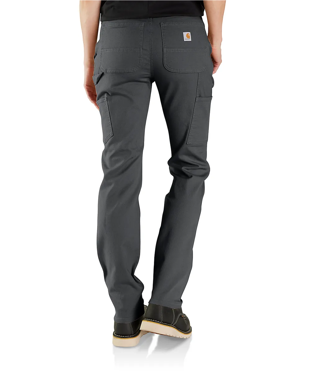 Carhartt Women's Relaxed Fit Canvas Work Pants - Shadow