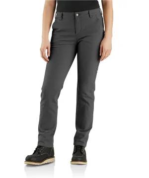 Carhartt Women's Relaxed Fit Canvas Work Pants - Shadow