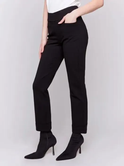 Cuffed Ponte Pant