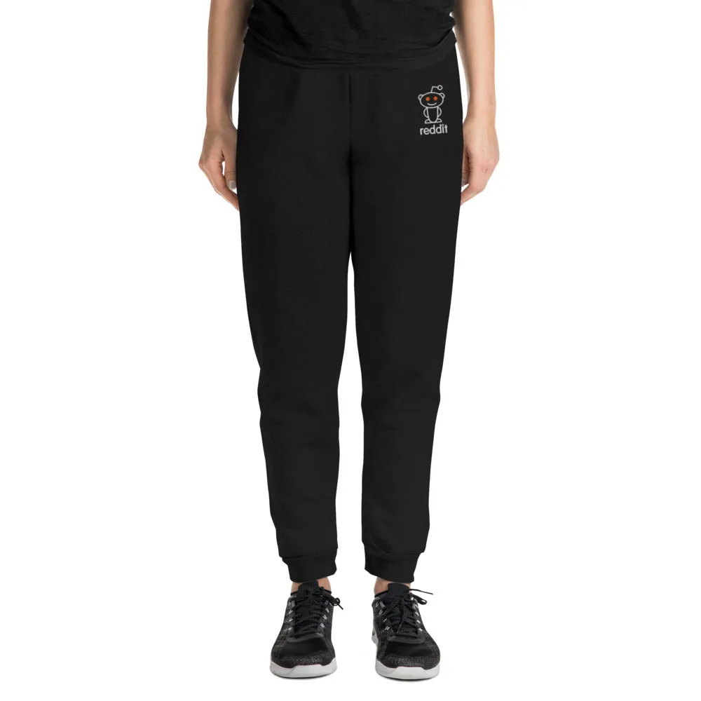 Embroidery Reading Robot Robot Logo - Unisex Sweatpants