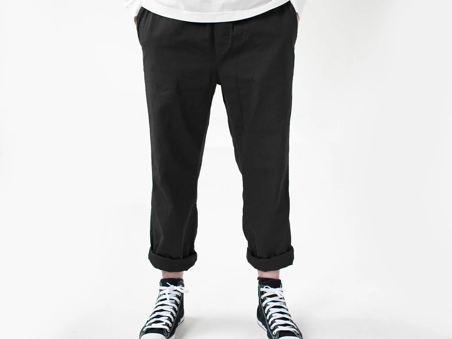 FIELD PANT. RELAXED. BLACK