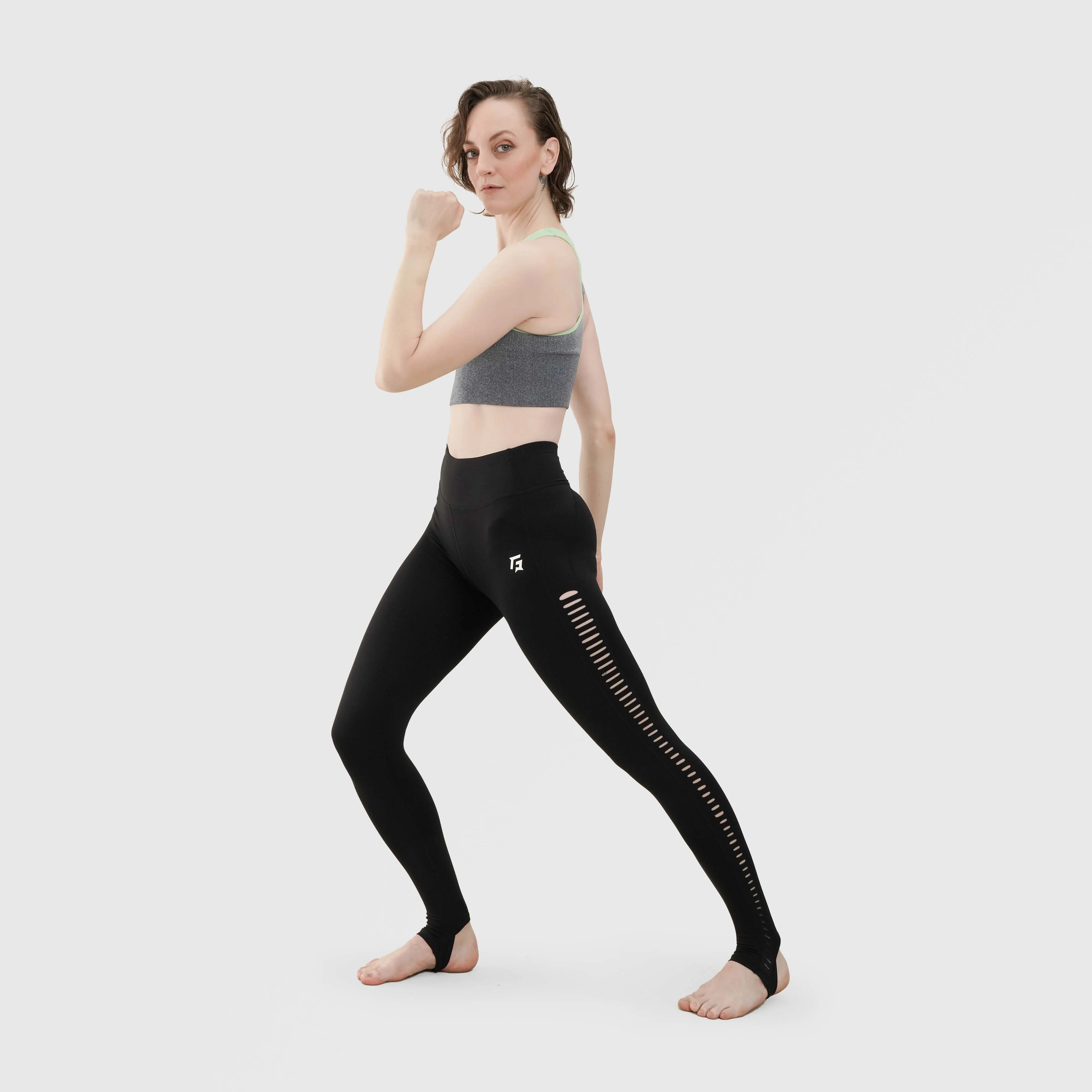 GA Cut Leggings (Black)