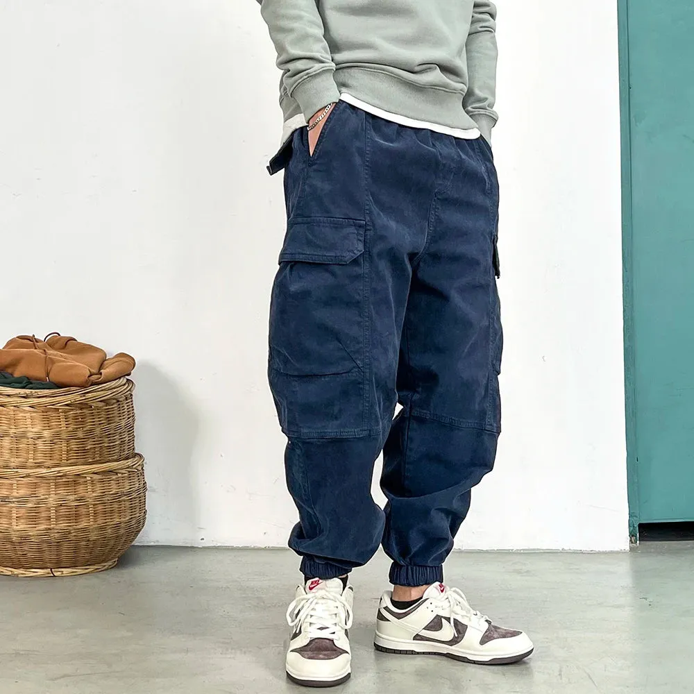 High Quality Streetwear Cargo Pants - Japanese Casual Jogging Pants - Loose Trousers