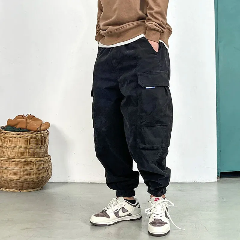 High Quality Streetwear Cargo Pants - Japanese Casual Jogging Pants - Loose Trousers