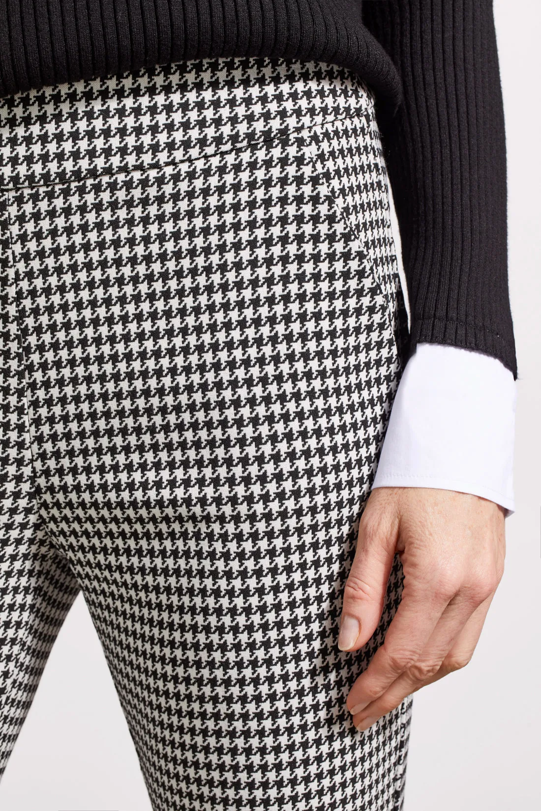 Houndstooth Pull on Pant