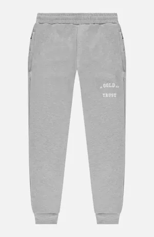 In Gold We Trust Pants The Alligator Grey Melange