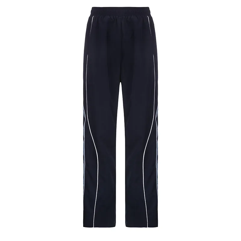 Kenadi Striped Casual Woven Trousers