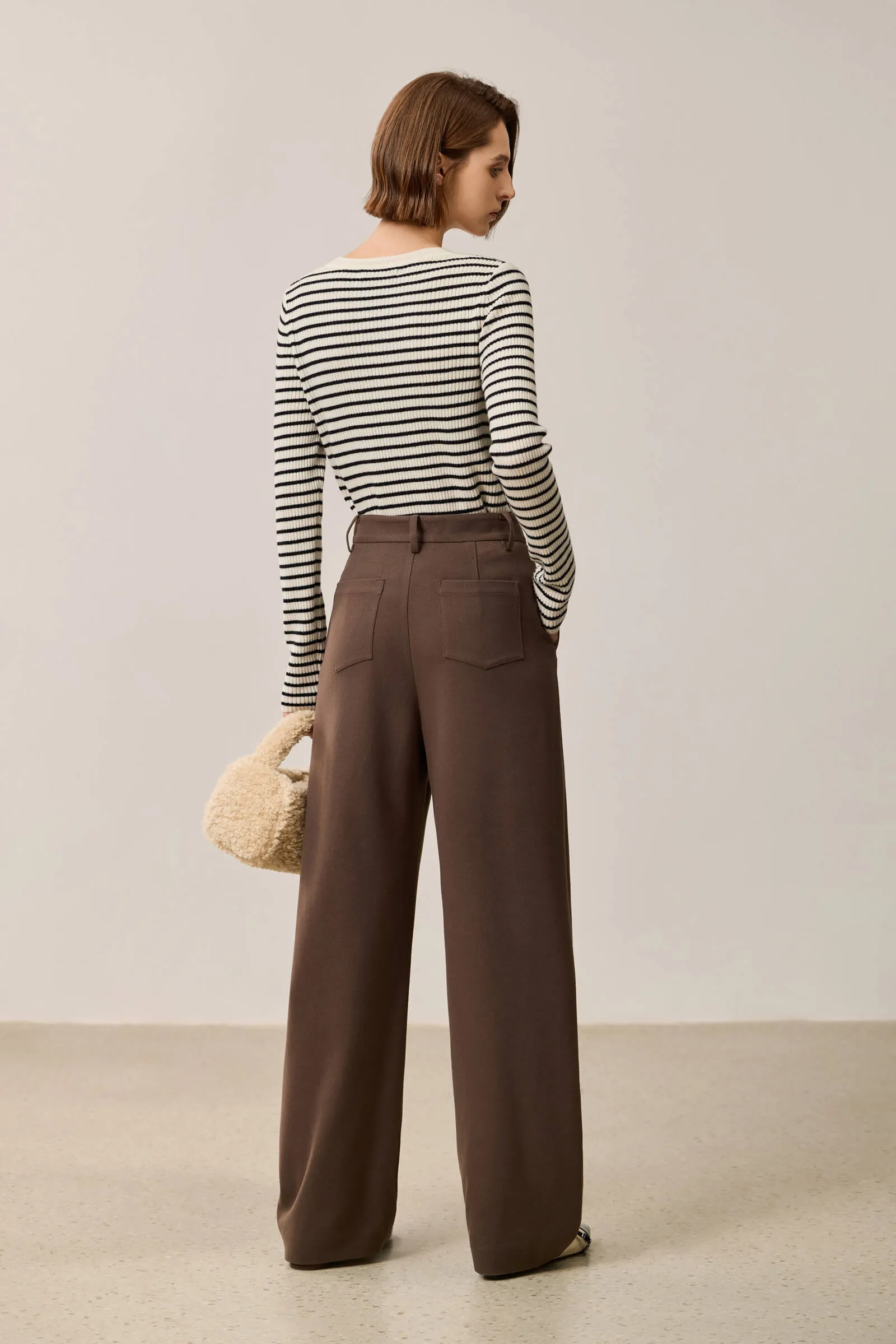 LILY Casual Brushed Banana Pants