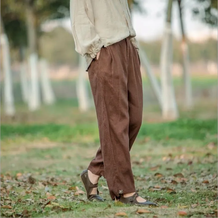 Linen Summer Women Casual Pants LPP97135