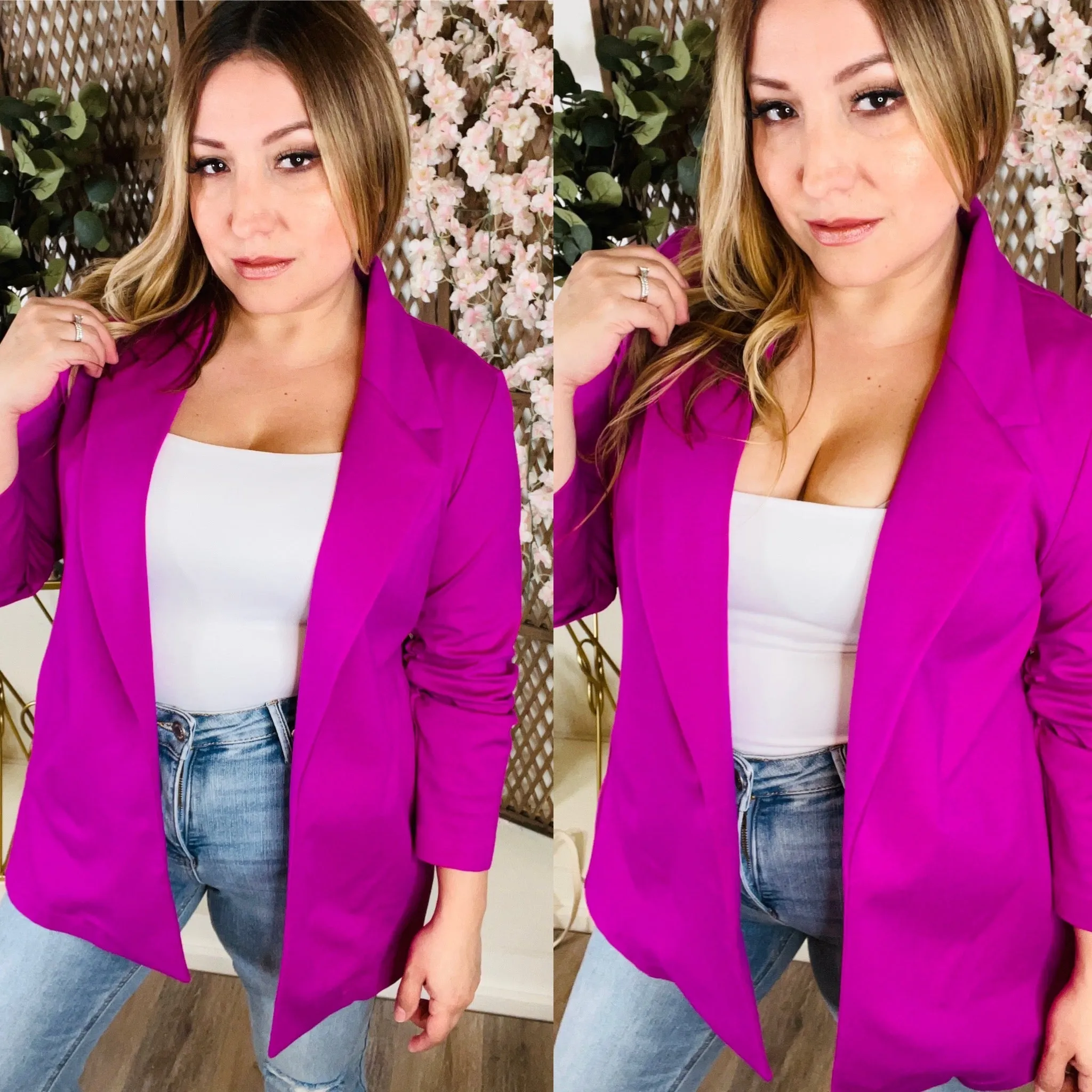 Magenta Magic Blazer