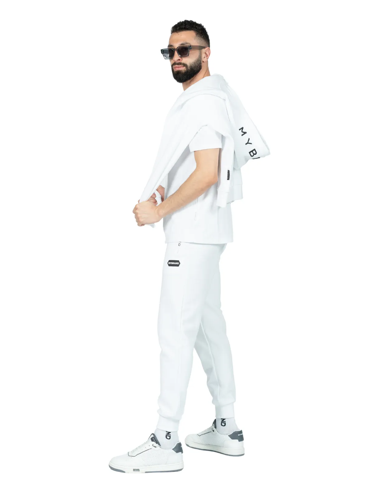 MB HEXAGON PATCH JOGGINGPAN | WHITE