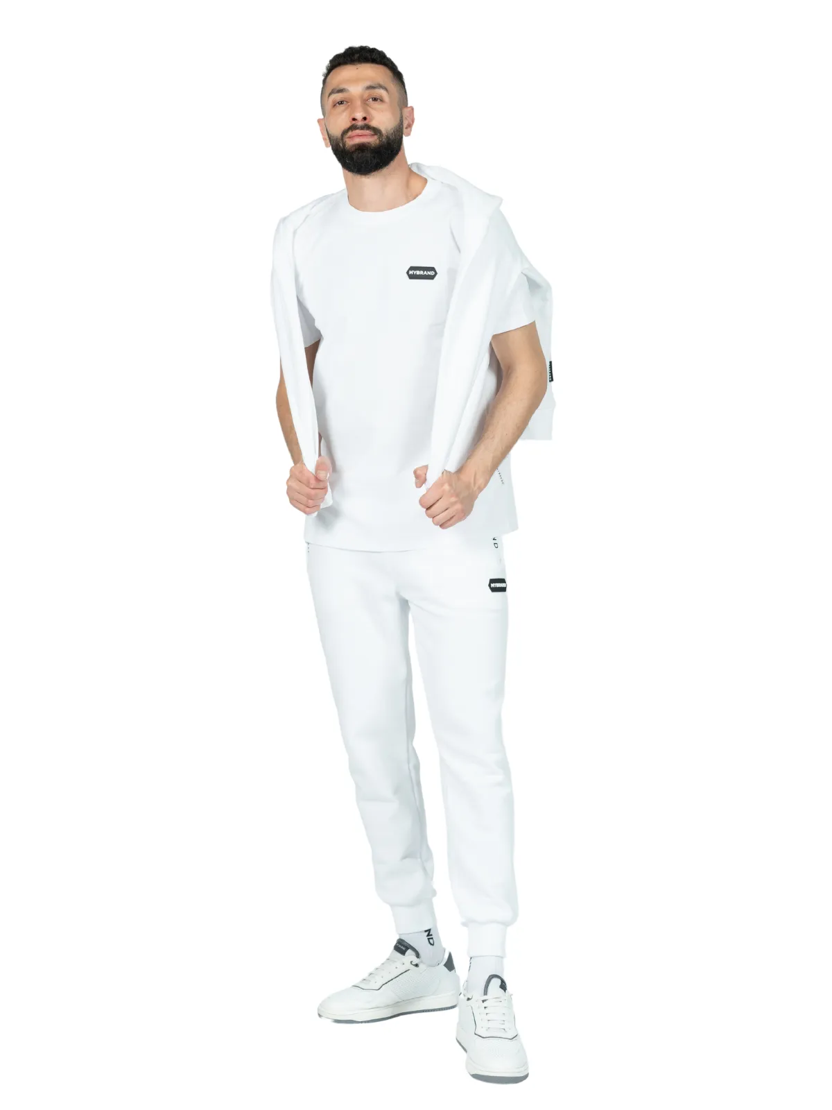 MB HEXAGON PATCH JOGGINGPAN | WHITE