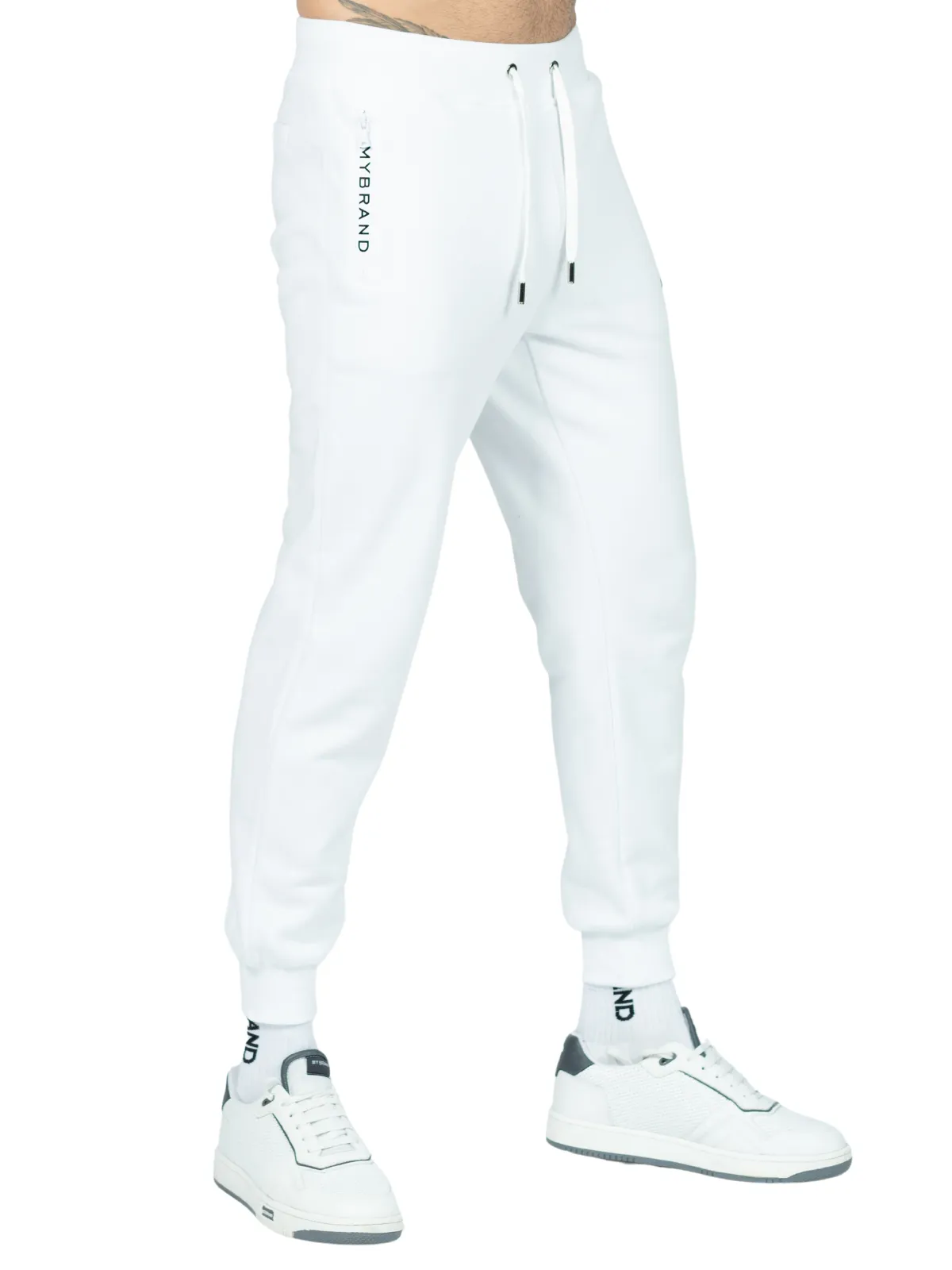 MB HEXAGON PATCH JOGGINGPAN | WHITE