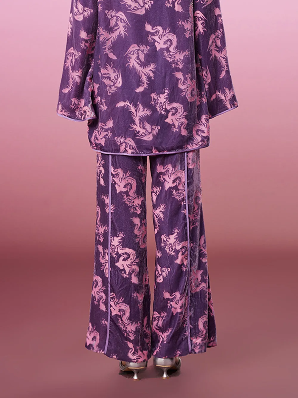 MUKZIN New Printed Loose Velvet Comfortable Trousers