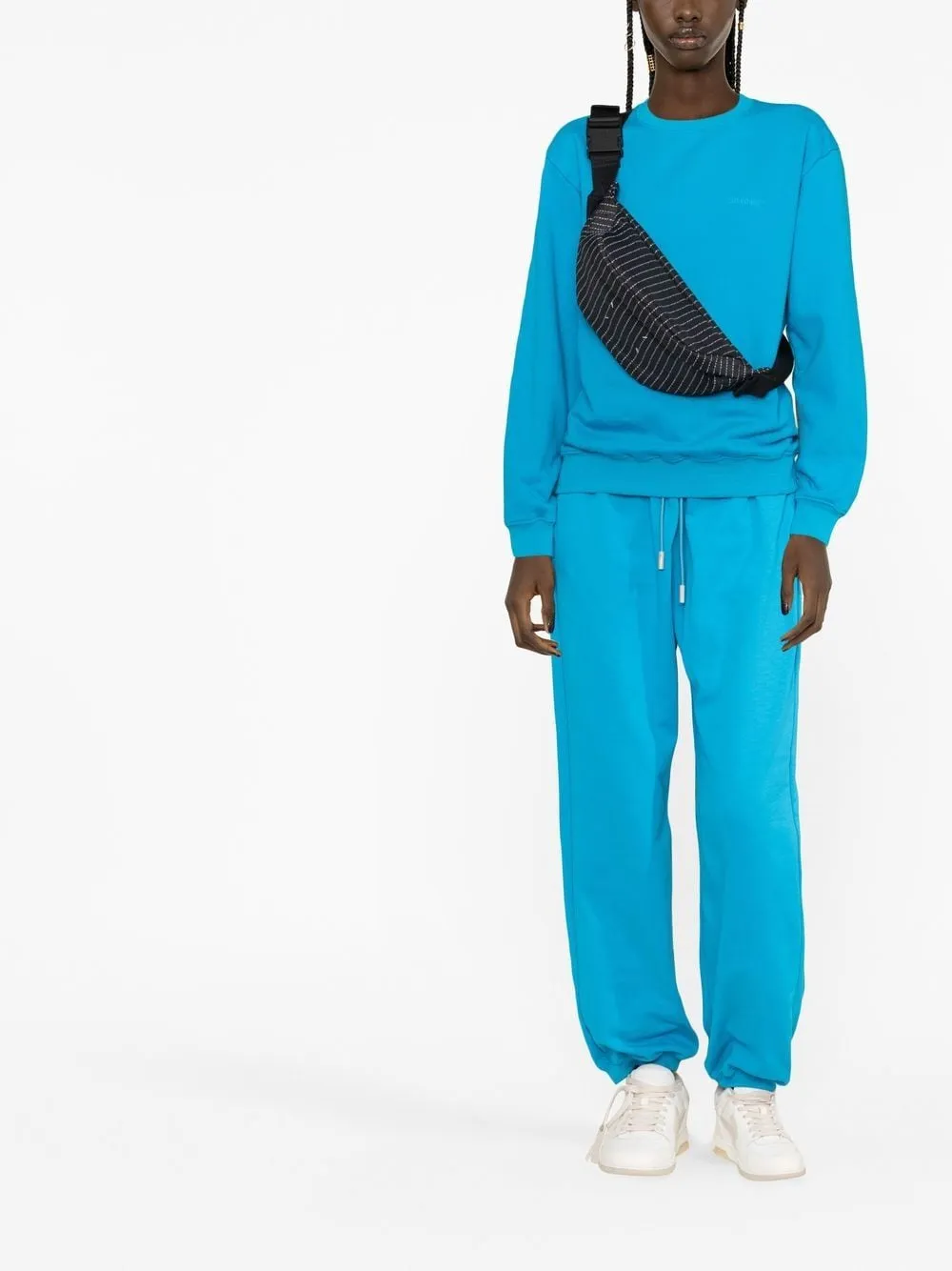 OFF-WHITE HELVETICA RELAXED SWEATPANTS