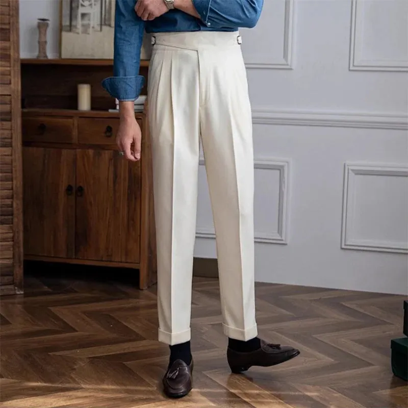 Office high-waist trousers