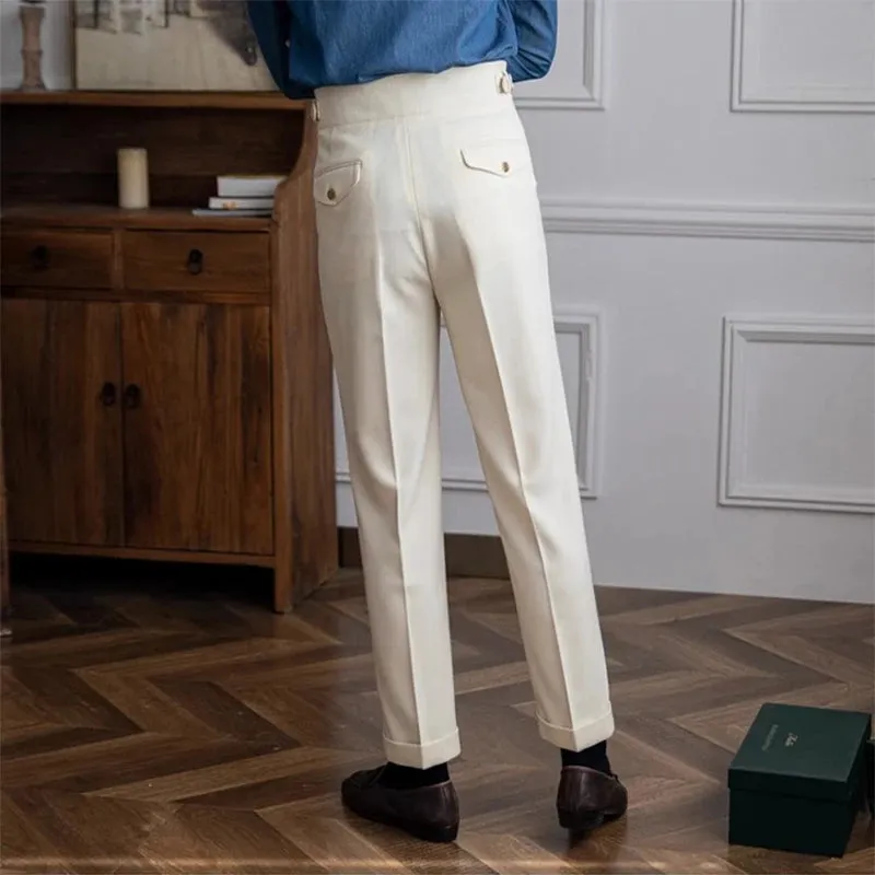 Office high-waist trousers