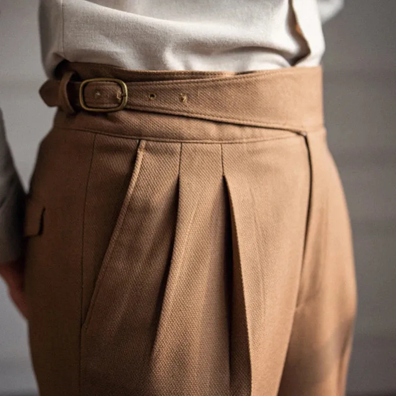 Office high-waist trousers