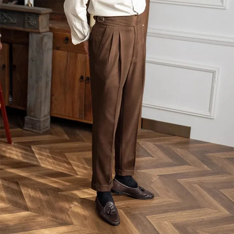 Office high-waist trousers