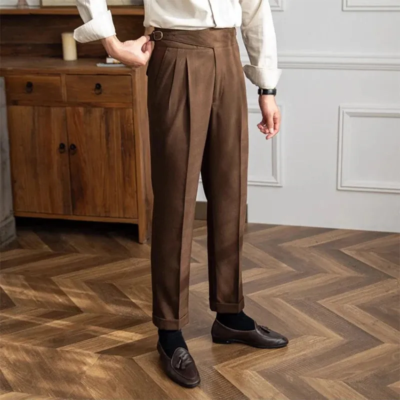 Office high-waist trousers