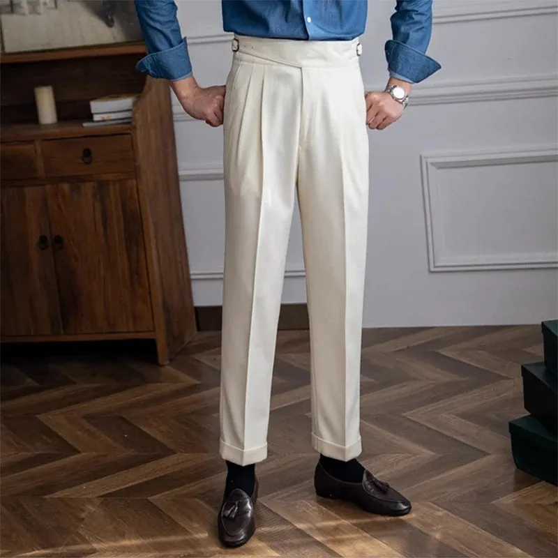 Office high-waist trousers