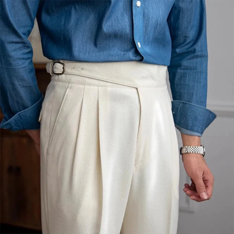 Office high-waist trousers