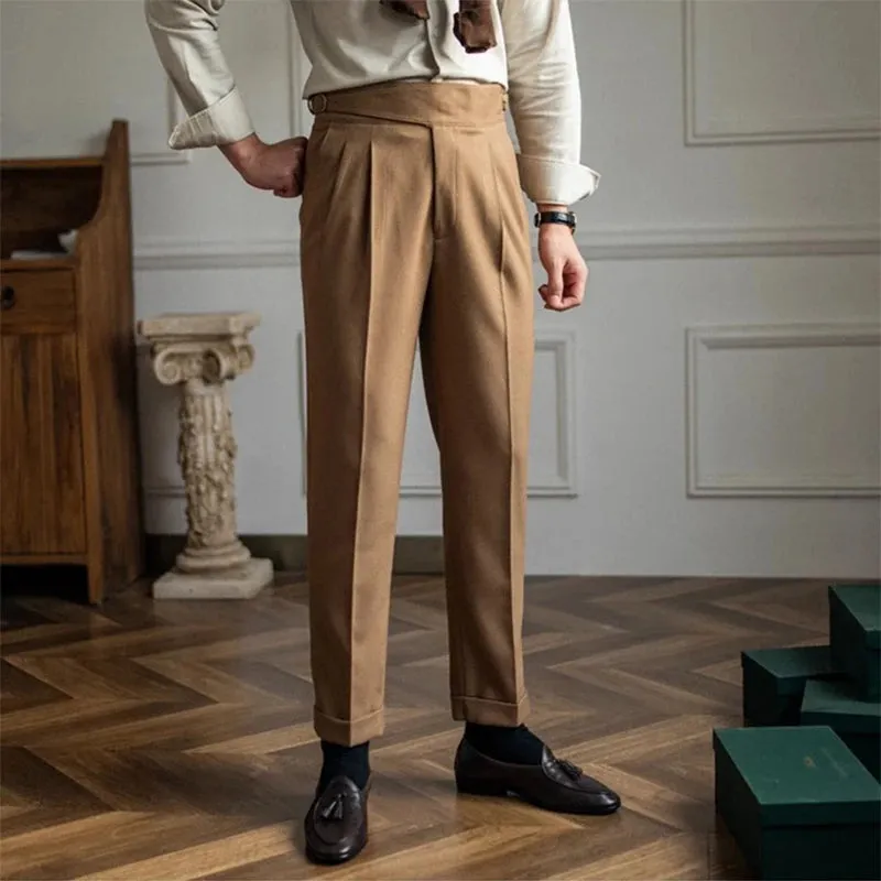 Office high-waist trousers