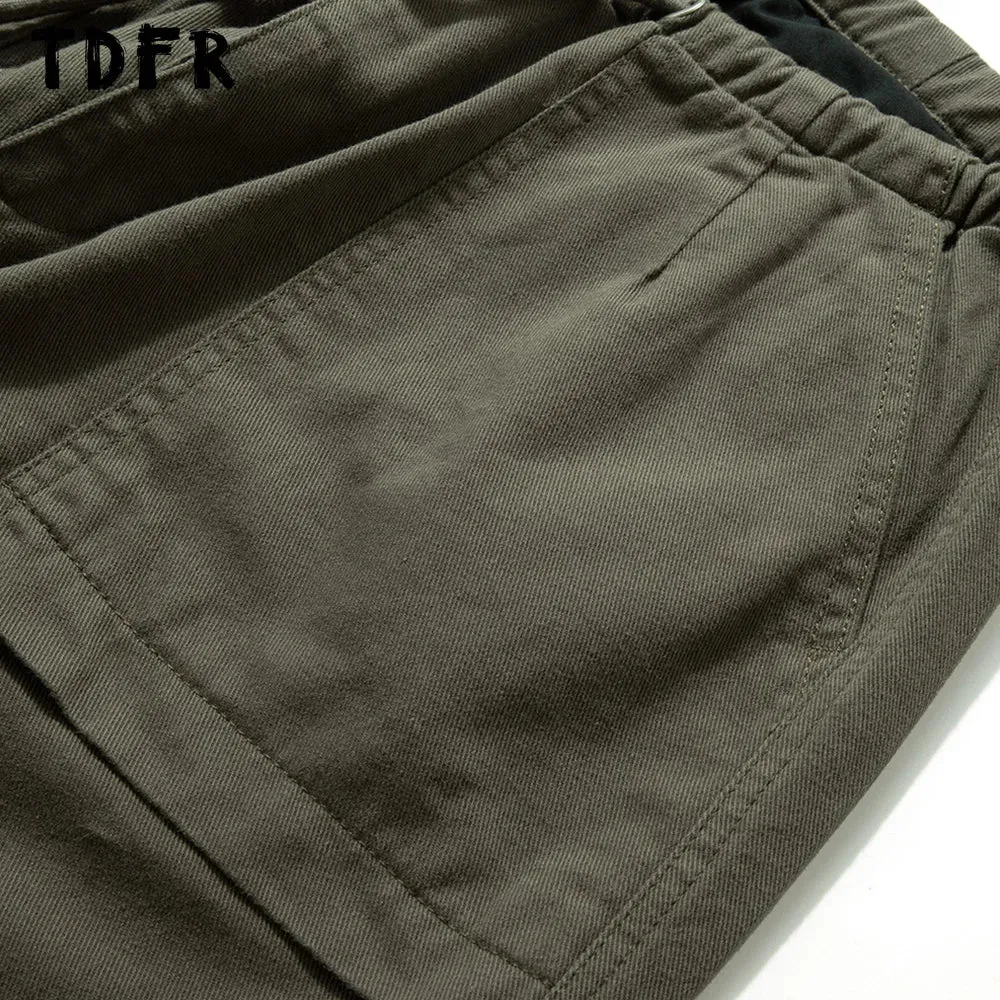 Pocket Cargo Joggers Pants with Drawstring Waist and Wide Leg