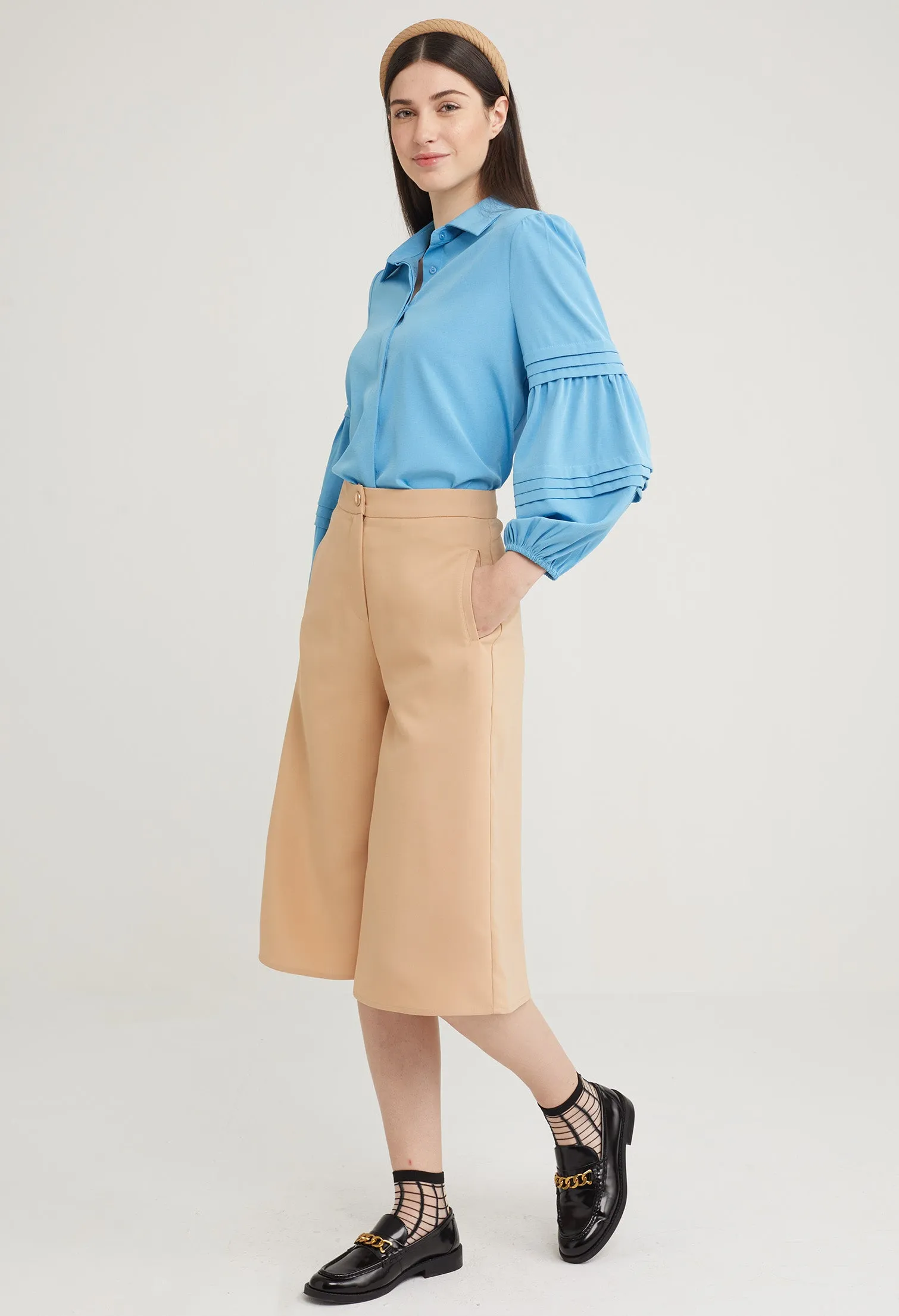 Relaxed Wide Leg Pants