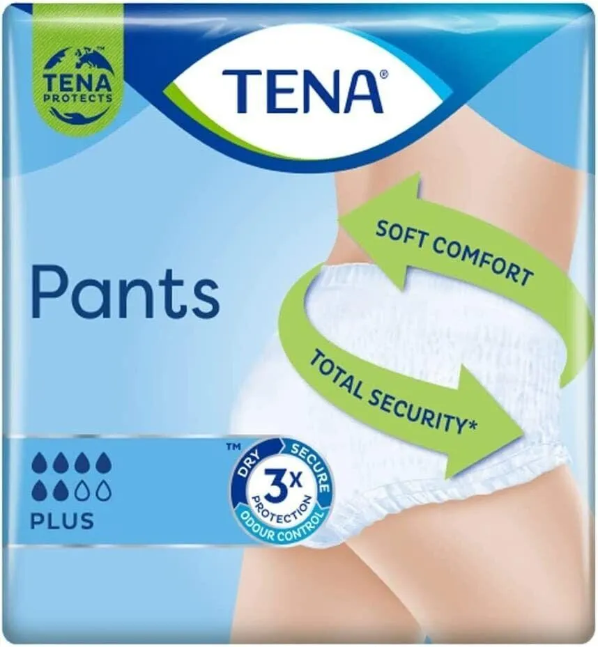 Tena Pants Plus XL Incontinence pants x 12