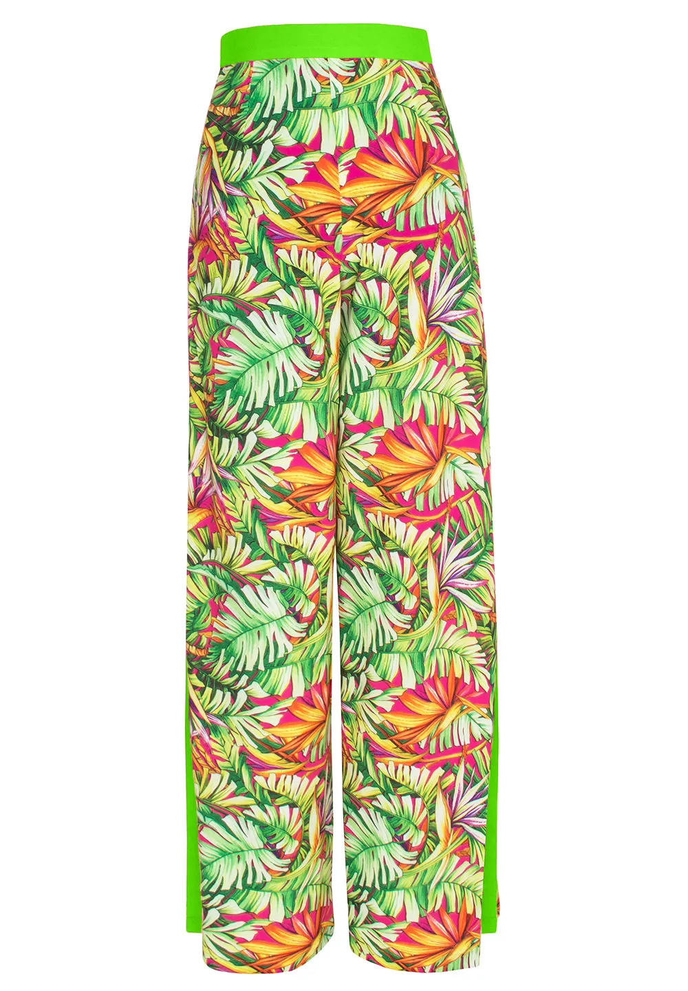 Tropics - Jungle Paradise Pants (Neon Green)