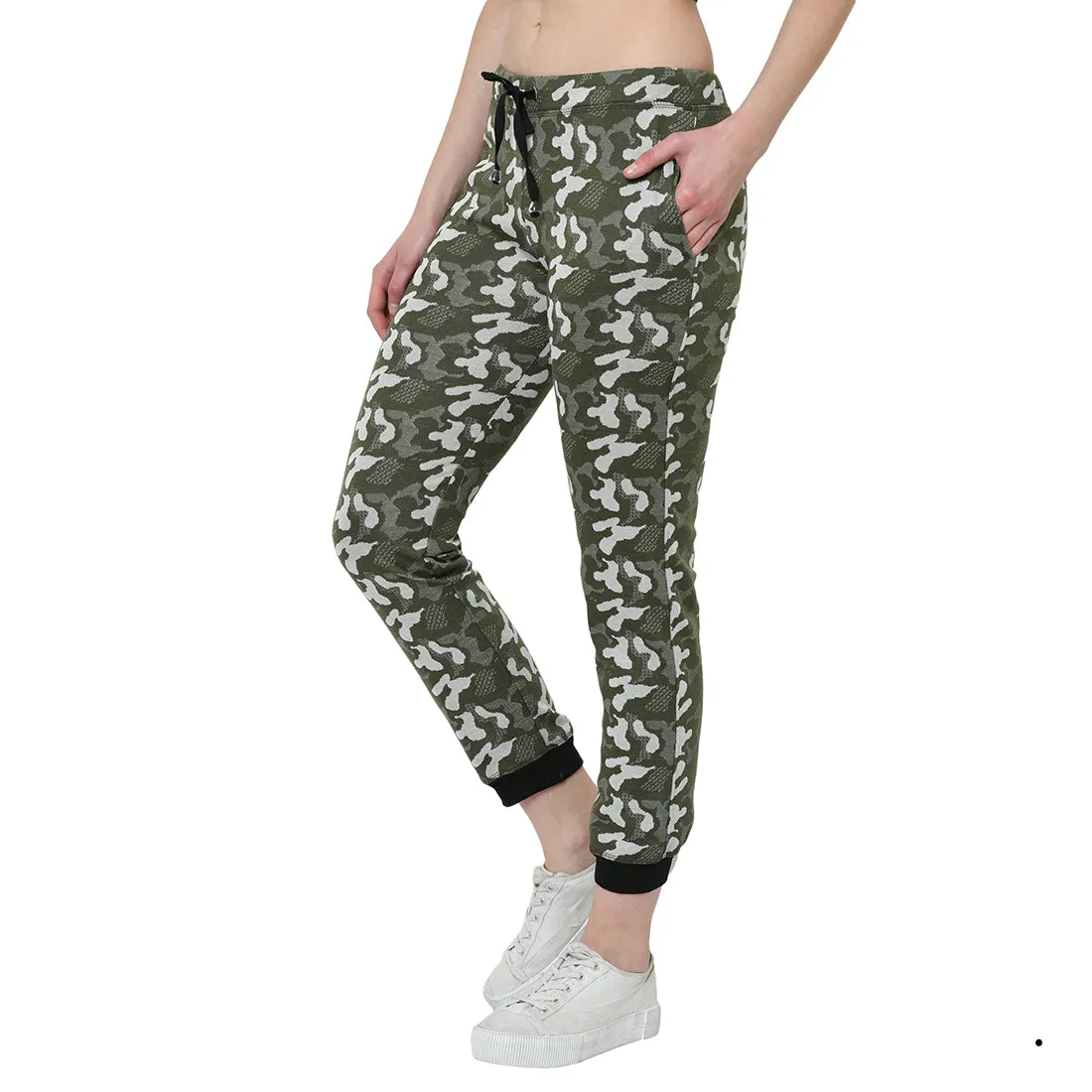 Vimal Jonney Green Trackpant For Women's