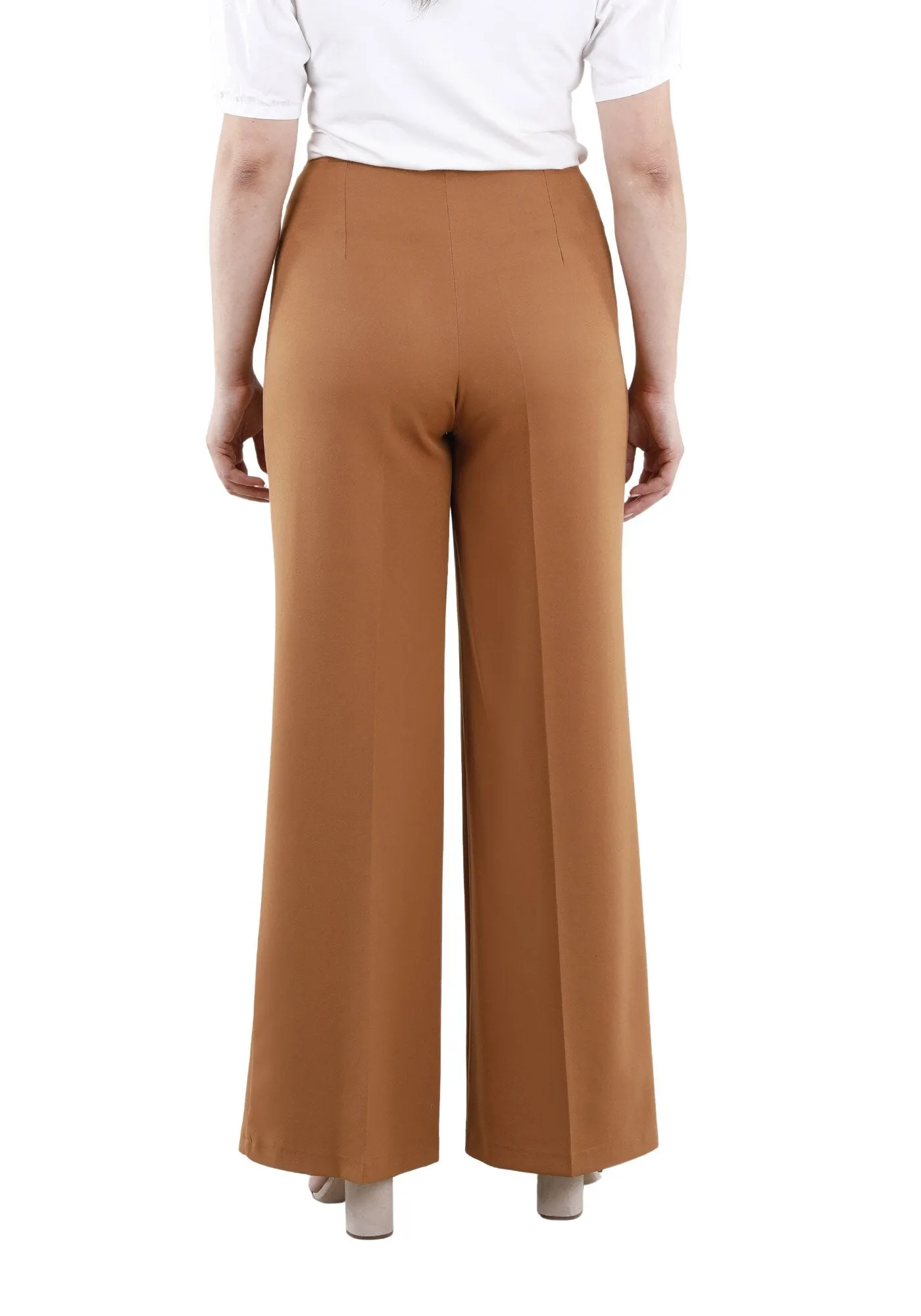 Wide Leg Pants - Regular & Plus Size Flare Trousers