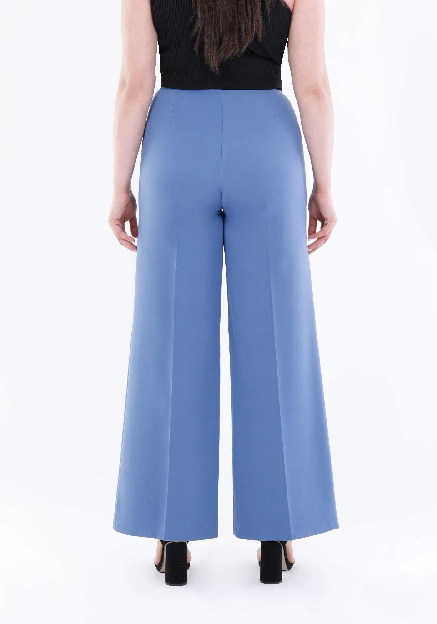 Wide Leg Pants - Regular & Plus Size Flare Trousers