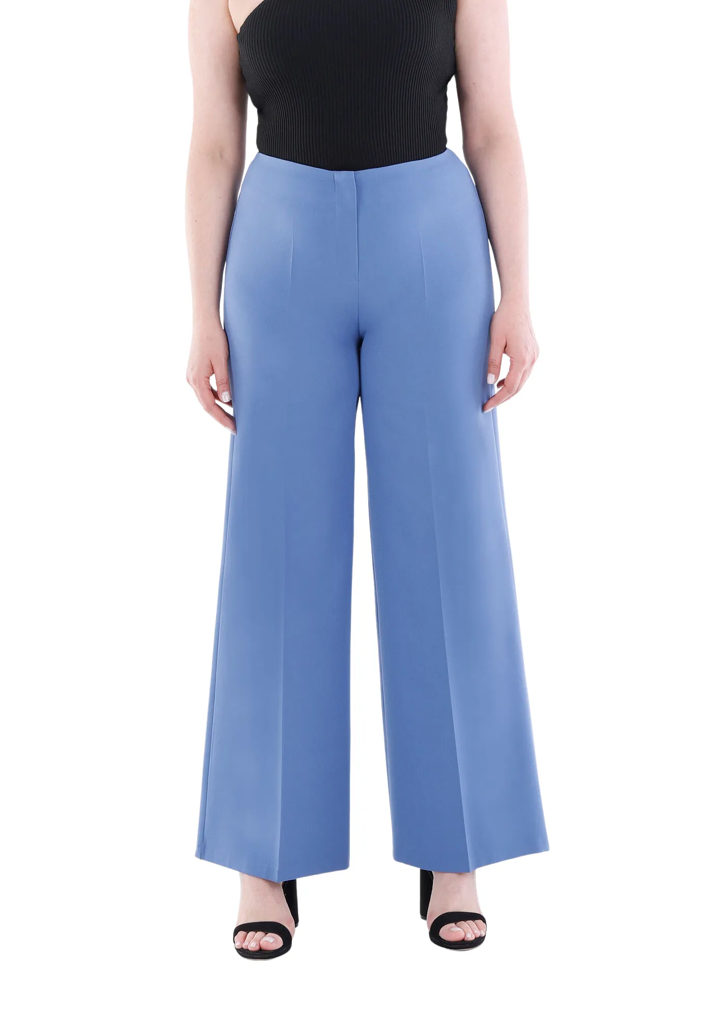 Wide Leg Pants - Regular & Plus Size Flare Trousers