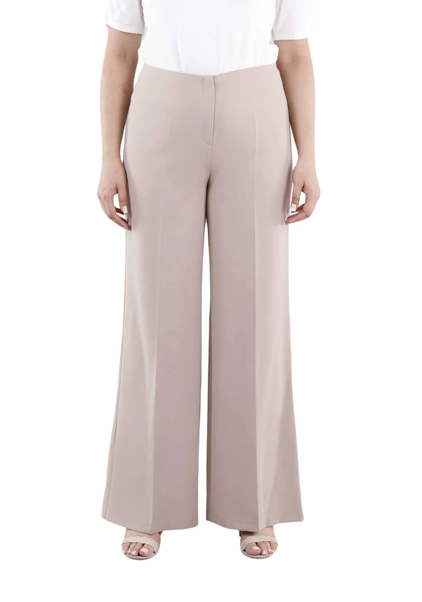 Wide Leg Pants - Regular & Plus Size Flare Trousers