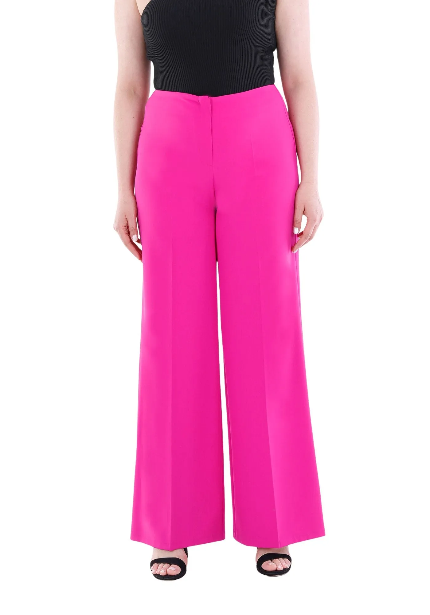 Wide Leg Pants - Regular & Plus Size Flare Trousers