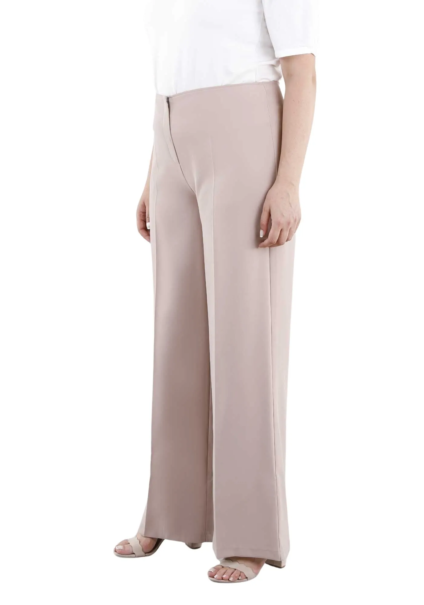 Wide Leg Pants - Regular & Plus Size Flare Trousers