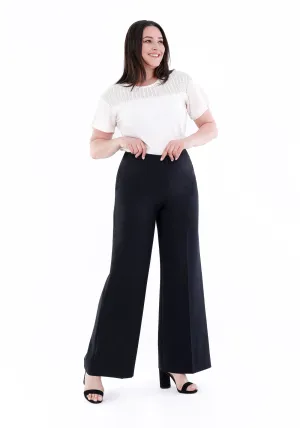 Wide Leg Pants - Regular & Plus Size Flare Trousers