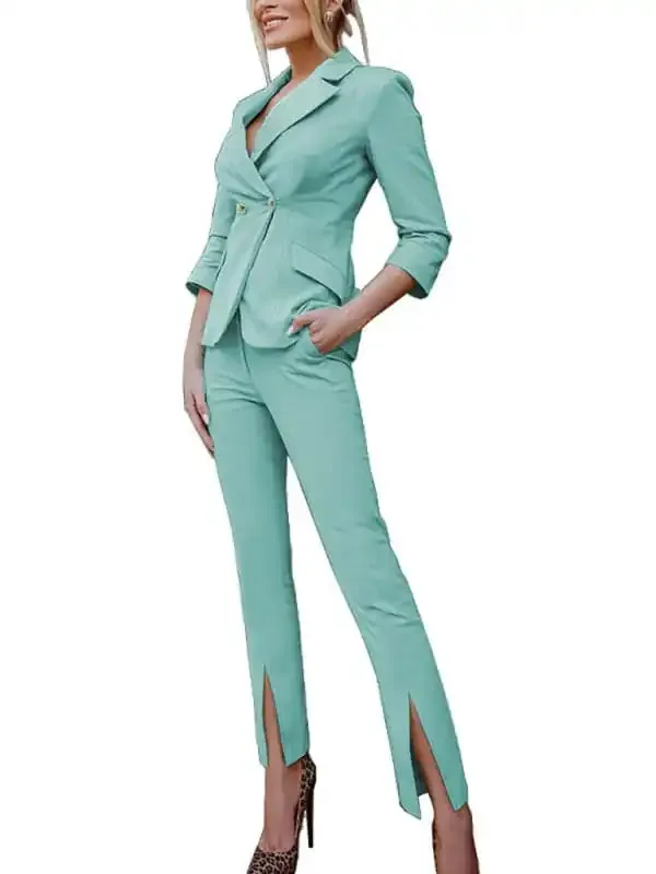 Women’s fashionable temperament lapel suit